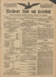 Wreschener Stadt und Kreisblatt: amtlicher Anzeiger f&uuml;r Wreschen, Miloslaw, Strzalkowo und Umgegend 1908.05.23 Nr61