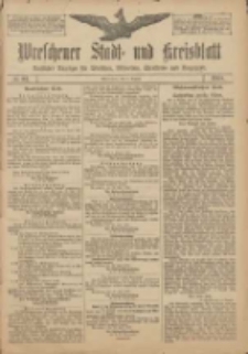 Wreschener Stadt und Kreisblatt: amtlicher Anzeiger f&uuml;r Wreschen, Miloslaw, Strzalkowo und Umgegend 1908.08.06 Nr92