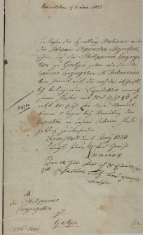 Pismo do Kongregacji św. Filipa Neri 05.06.1823