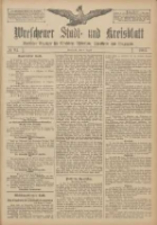 Wreschener Stadt und Kreisblatt: amtlicher Anzeiger f&uuml;r Wreschen, Miloslaw, Strzalkowo und Umgegend 1907.08.08 Nr94