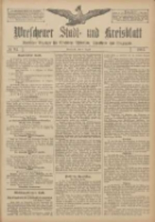 Wreschener Stadt und Kreisblatt: amtlicher Anzeiger für Wreschen, Miloslaw, Strzalkowo und Umgegend 1907.08.08 Nr94