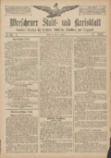 Wreschener Stadt und Kreisblatt: amtlicher Anzeiger f&uuml;r Wreschen, Miloslaw, Strzalkowo und Umgegend 1907.08.10 Nr95