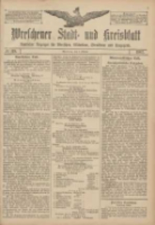 Wreschener Stadt und Kreisblatt: amtlicher Anzeiger f&uuml;r Wreschen, Miloslaw, Strzalkowo und Umgegend 1907.10.03 Nr118