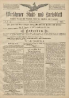 Wreschener Stadt und Kreisblatt: amtlicher Anzeiger f&uuml;r Wreschen, Miloslaw, Strzalkowo und Umgegend 1908.01.16 Nr7