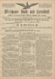 Wreschener Stadt und Kreisblatt: amtlicher Anzeiger für Wreschen, Miloslaw, Strzalkowo und Umgegend 1908.01.18 Nr8