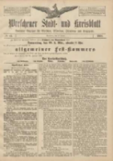 Wreschener Stadt und Kreisblatt: amtlicher Anzeiger f&uuml;r Wreschen, Miloslaw, Strzalkowo und Umgegend 1908.01.23 Nr10