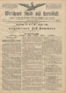 Wreschener Stadt und Kreisblatt: amtlicher Anzeiger für Wreschen, Miloslaw, Strzalkowo und Umgegend 1908.01.25 Nr11
