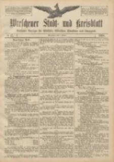 Wreschener Stadt und Kreisblatt: amtlicher Anzeiger f&uuml;r Wreschen, Miloslaw, Strzalkowo und Umgegend 1908.02.08 Nr17
