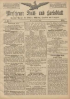 Wreschener Stadt und Kreisblatt: amtlicher Anzeiger für Wreschen, Miloslaw, Strzalkowo und Umgegend 1908.03.12 Nr31