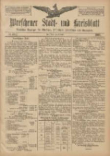 Wreschener Stadt und Kreisblatt: amtlicher Anzeiger f&uuml;r Wreschen, Miloslaw, Strzalkowo und Umgegend 1908.04.25 Nr49