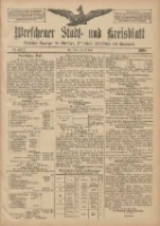 Wreschener Stadt und Kreisblatt: amtlicher Anzeiger für Wreschen, Miloslaw, Strzalkowo und Umgegend 1908.04.25 Nr49