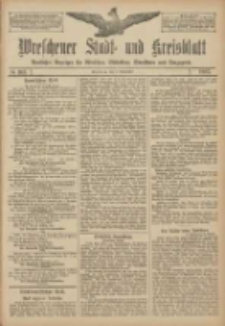 Wreschener Stadt und Kreisblatt: amtlicher Anzeiger f&uuml;r Wreschen, Miloslaw, Strzalkowo und Umgegend 1907.09.03 Nr105