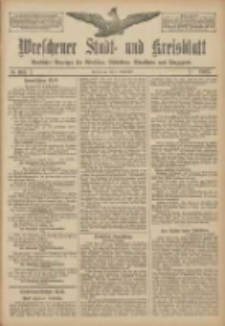 Wreschener Stadt und Kreisblatt: amtlicher Anzeiger für Wreschen, Miloslaw, Strzalkowo und Umgegend 1907.09.03 Nr105