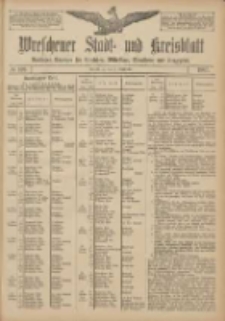 Wreschener Stadt und Kreisblatt: amtlicher Anzeiger f&uuml;r Wreschen, Miloslaw, Strzalkowo und Umgegend 1907.09.12 Nr109