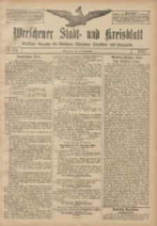 Wreschener Stadt und Kreisblatt: amtlicher Anzeiger f&uuml;r Wreschen, Miloslaw, Strzalkowo und Umgegend 1907.09.14 Nr110