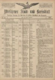 Wreschener Stadt und Kreisblatt: amtlicher Anzeiger f&uuml;r Wreschen, Miloslaw, Strzalkowo und Umgegend 1907.09.17 Nr111