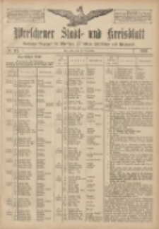 Wreschener Stadt und Kreisblatt: amtlicher Anzeiger f&uuml;r Wreschen, Miloslaw, Strzalkowo und Umgegend 1907.09.19 Nr112