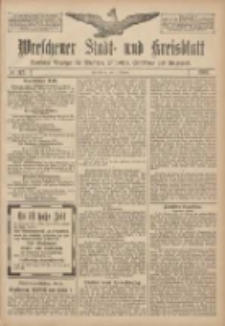 Wreschener Stadt und Kreisblatt: amtlicher Anzeiger f&uuml;r Wreschen, Miloslaw, Strzalkowo und Umgegend 1907.10.01 Nr117