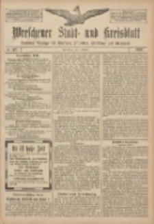 Wreschener Stadt und Kreisblatt: amtlicher Anzeiger für Wreschen, Miloslaw, Strzalkowo und Umgegend 1907.10.01 Nr117