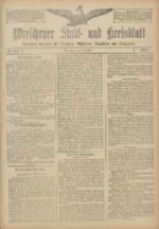 Wreschener Stadt und Kreisblatt: amtlicher Anzeiger für Wreschen, Miloslaw, Strzalkowo und Umgegend 1907.10.19 Nr125