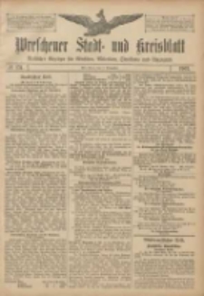 Wreschener Stadt und Kreisblatt: amtlicher Anzeiger f&uuml;r Wreschen, Miloslaw, Strzalkowo und Umgegend 1907.11.02 Nr131