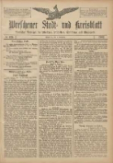 Wreschener Stadt und Kreisblatt: amtlicher Anzeiger für Wreschen, Miloslaw, Strzalkowo und Umgegend 1907.11.07 Nr133