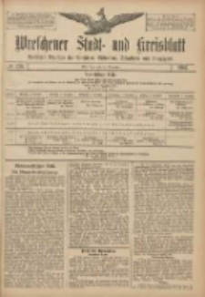 Wreschener Stadt und Kreisblatt: amtlicher Anzeiger für Wreschen, Miloslaw, Strzalkowo und Umgegend 1907.11.14 Nr136