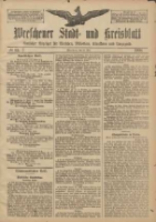 Wreschener Stadt und Kreisblatt: amtlicher Anzeiger f&uuml;r Wreschen, Miloslaw, Strzalkowo und Umgegend 1908.05.28 Nr63