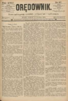 Orędownik: pismo poświęcone sprawom politycznym i sp&oacute;łecznym 1888.04.26 R.18 Nr97