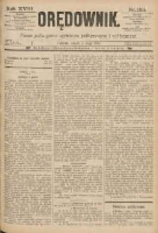 Orędownik: pismo poświęcone sprawom politycznym i spółecznym 1888.05.05 R.18 Nr105