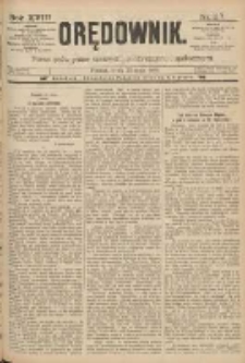 Orędownik: pismo poświęcone sprawom politycznym i spółecznym 1888.05.23 R.18 Nr117