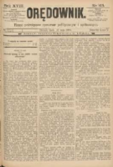 Orędownik: pismo poświęcone sprawom politycznym i spółecznym 1888.05.30 R.18 Nr123