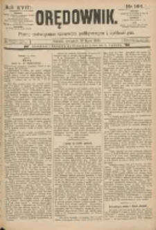 Orędownik: pismo poświęcone sprawom politycznym i spółecznym 1888.07.19 R.18 Nr164