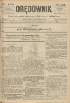 Orędownik: pismo poświęcone sprawom politycznym i spółecznym 1888.10.09 R.18 Nr232