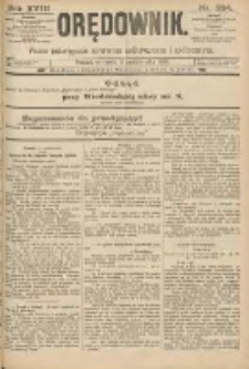 Orędownik: pismo poświęcone sprawom politycznym i sp&oacute;łecznym 1888.10.11 R.18 Nr234