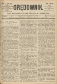 Orędownik: pismo poświęcone sprawom politycznym i spółecznym 1888.10.12 R.18 Nr235
