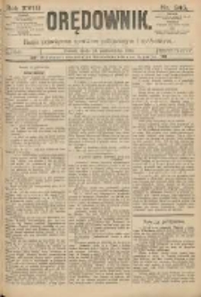 Orędownik: pismo poświęcone sprawom politycznym i spółecznym 1888.10.24 R.18 Nr245