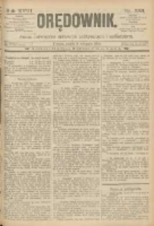 Orędownik: pismo poświęcone sprawom politycznym i spółecznym 1888.11.09 R.18 Nr258