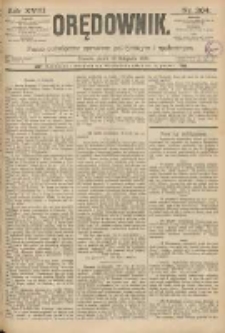 Orędownik: pismo poświęcone sprawom politycznym i sp&oacute;łecznym 1888.11.16 R.18 Nr264