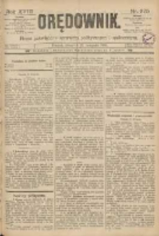Orędownik: pismo poświęcone sprawom politycznym i sp&oacute;łecznym 1888.11.29 R.18 Nr275