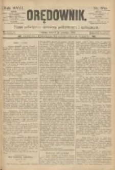 Orędownik: pismo poświęcone sprawom politycznym i spółecznym 1888.12.11 R.18 Nr284