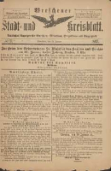 Wreschener Stadt und Kreisblatt: amtlicher Anzeiger f&uuml;r Wreschen, Miloslaw, Strzalkowo und Umgegend 1897.01.13 Nr3