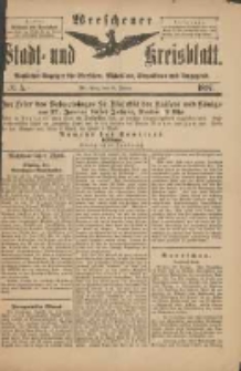 Wreschener Stadt und Kreisblatt: amtlicher Anzeiger f&uuml;r Wreschen, Miloslaw, Strzalkowo und Umgegend 1897.01.20 Nr5