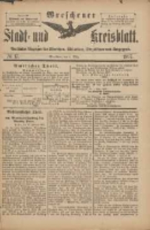 Wreschener Stadt und Kreisblatt: amtlicher Anzeiger für Wreschen, Miloslaw, Strzalkowo und Umgegend 1897.03.03 Nr17