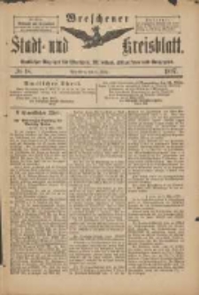 Wreschener Stadt und Kreisblatt: amtlicher Anzeiger f&uuml;r Wreschen, Miloslaw, Strzalkowo und Umgegend 1897.03.06 Nr18