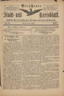 Wreschener Stadt und Kreisblatt: amtlicher Anzeiger für Wreschen, Miloslaw, Strzalkowo und Umgegend 1897.03.06 Nr18