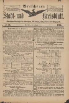 Wreschener Stadt und Kreisblatt: amtlicher Anzeiger f&uuml;r Wreschen, Miloslaw, Strzalkowo und Umgegend 1897.04.03 Nr26