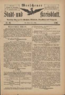 Wreschener Stadt und Kreisblatt: amtlicher Anzeiger f&uuml;r Wreschen, Miloslaw, Strzalkowo und Umgegend 1897.05.05 Nr36
