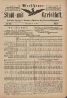 Wreschener Stadt und Kreisblatt: amtlicher Anzeiger f&uuml;r Wreschen, Miloslaw, Strzalkowo und Umgegend 1897.05.19 Nr40