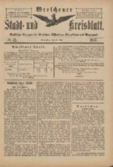Wreschener Stadt und Kreisblatt: amtlicher Anzeiger f&uuml;r Wreschen, Miloslaw, Strzalkowo und Umgegend 1897.05.26 Nr42